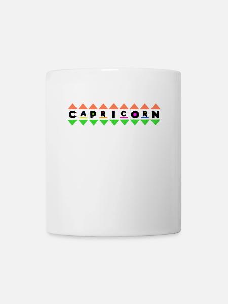 Gezeiten Aberglaube Steinbock Astrologie Spruch - Tasse - Weiß
