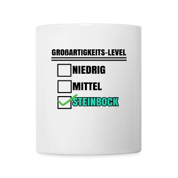 Steinbock Statement Horoskop Tierkreis Astronomie - Tasse - Weiß - Vorne