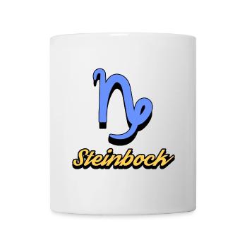 Tierkreiszeichen Horoskop Spruch Steinbock Himmel - Tasse - Weiß - Vorne