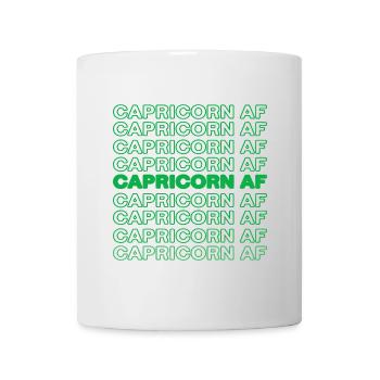 Capricorn Esoteric Statement Zodiac Superstition - Mug - white - Front