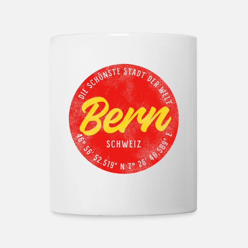 Bern Kreis Logo – Die schönste Stadt - Tasse - Weiß