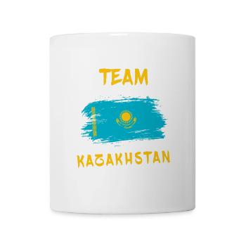 Drapeaux de l'équipe du Kazakhstan - Mug blanc - blanc - Devant