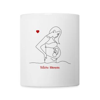 Future maman - Mug blanc - blanc - Devant