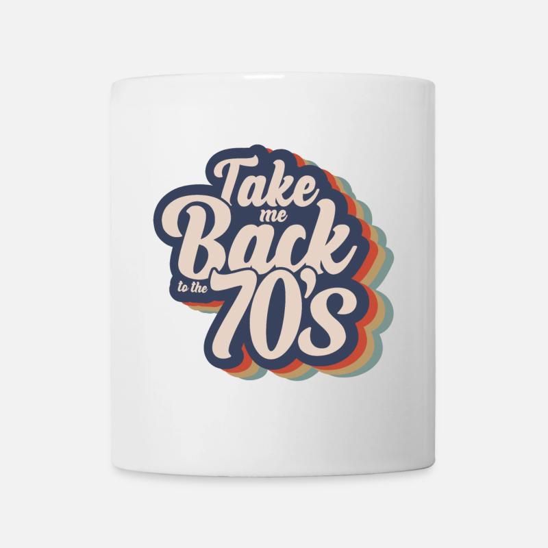 Ramenez-moi dans les années 70 - Mug blanc - blanc