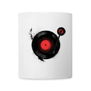 Rocking Vinyl - Tasse - Weiß - Vorne