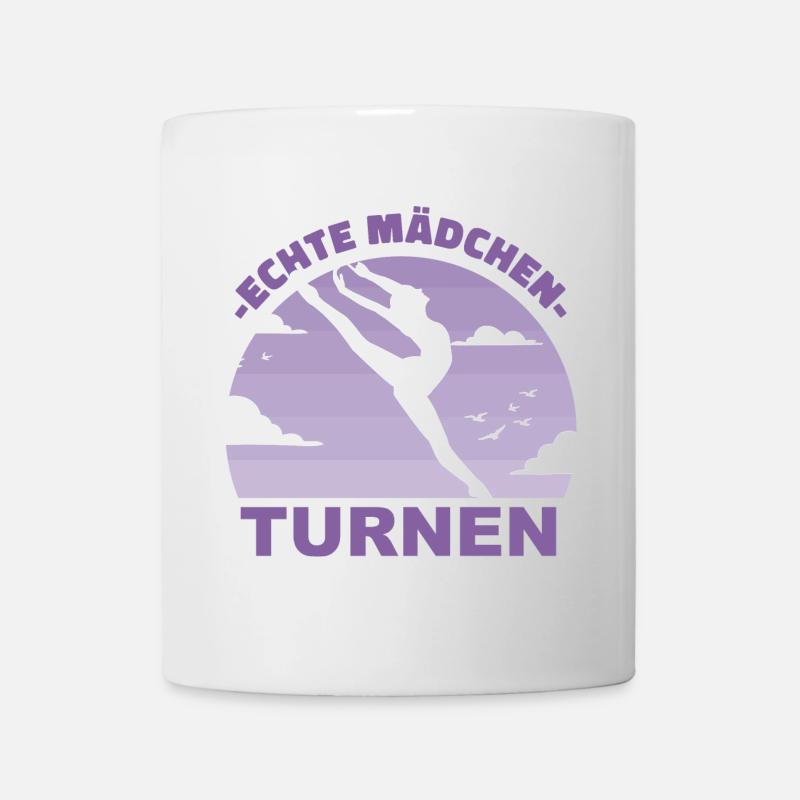 Turnen Mädchen Sport Hobby Gymnastik Geschenk - Tasse - Weiß