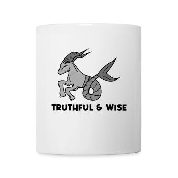 Cool Statement Horoskop Steinbock Himmel Tierkreis - Tasse - Weiß - Vorne