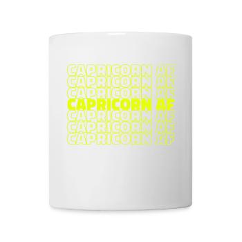 Horoskop Statement Astrologie Tierkreis Steinbock - Tasse - Weiß - Vorne
