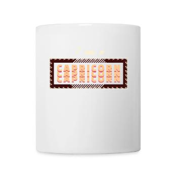 Steinbock Sternzeichen Cool Statement Horoskop - Tasse - Weiß - Vorne