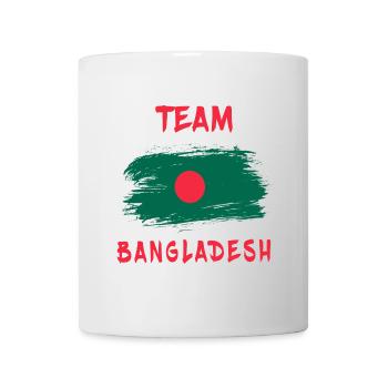 Team Bangladesch Flaggen Design - Tasse - Weiß - Vorne