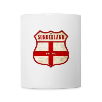 Sunderland England Wappen - Tasse - Weiß - Vorne