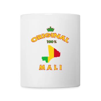 Drapeau du Mali 100 % original - Mug blanc - blanc - Devant