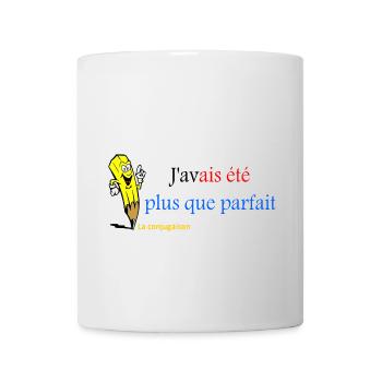 plus que parfait - Mug blanc - blanc - Devant
