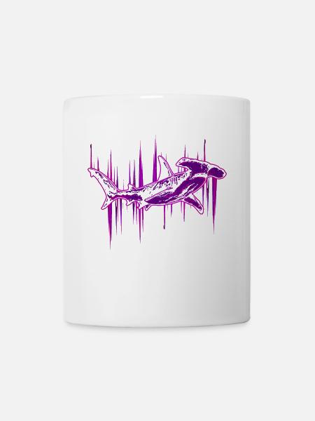 Hammerhai - Tasse - Weiß