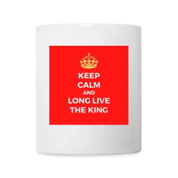 Keep calm and long live the king - Mug - white - Front