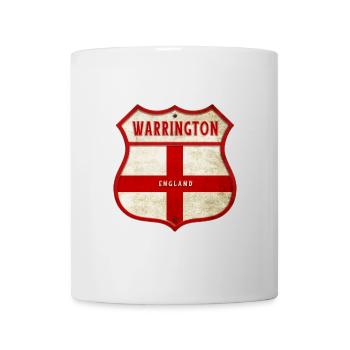Warrington England Wappen - Tasse - Weiß - Vorne