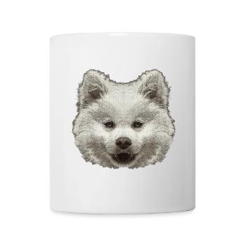 niedliche motive, hundebaby gesicht - Tasse - Weiß - Vorne