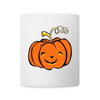 Pumpkin Autumn Halloween Design Orange - Mug - white - Front