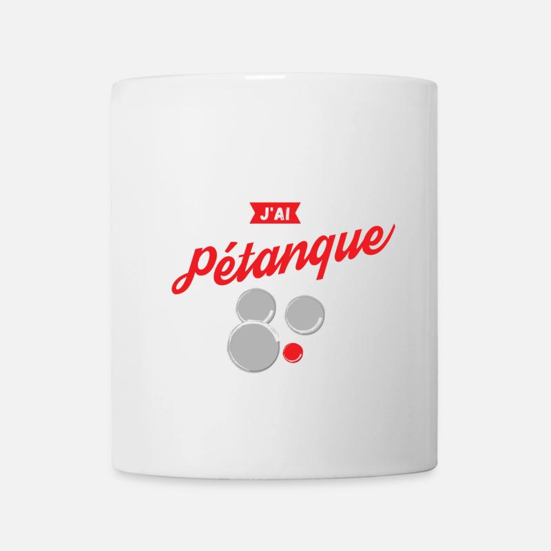 J'Peux pas J'Ai Pétanque - Mug blanc - blanc