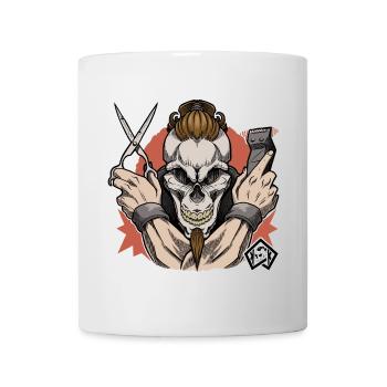 Coiffeur, Barbier, Coupe de cheveux, Maître Coiffeur - Mug blanc - blanc - Devant