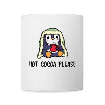 Déclaration de pingouin froid Pôle Sud Animal des neiges arctiques - Mug blanc - blanc - Devant