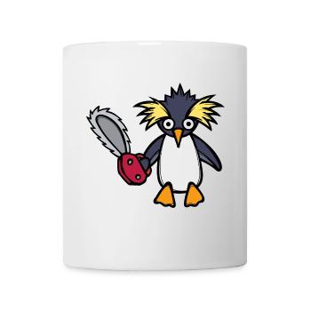 Antarktis Cool Pinguin Vogel Tier - Tasse - Weiß - Vorne