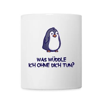 Tier Humorvoll Pinguin Statement Arktis Vogel - Tasse - Weiß - Vorne