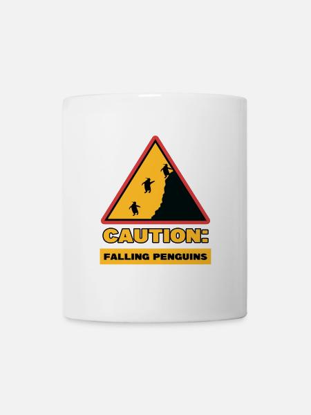 Pinguin Statement Vögel Tier Südpol - Tasse - Weiß