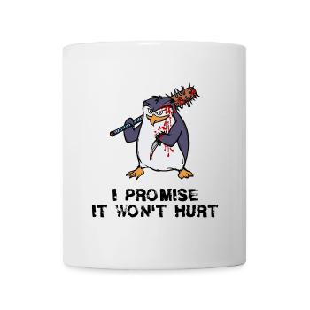 Déclaration des pingouins Zoo des oiseaux de mer des animaux de l’Antarctique - Mug blanc - blanc - Devant