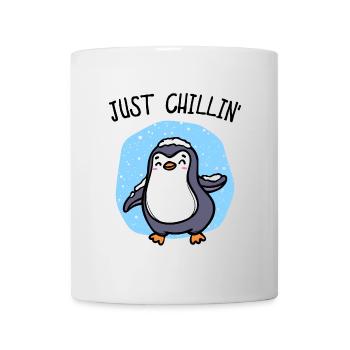 Déclaration de pingouin frais de neige Glace animale de l’Antarctique - Mug blanc - blanc - Devant