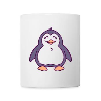 Süß Vogel Tier Pinguin Seevogel Zoo - Tasse - Weiß - Vorne