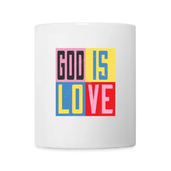 Gott ist Liebe - Tasse - Weiß - Vorne