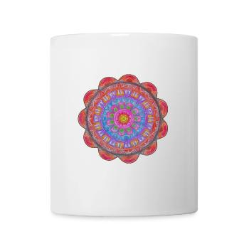Circle Mandala Color Explosion - Mug - white - Front