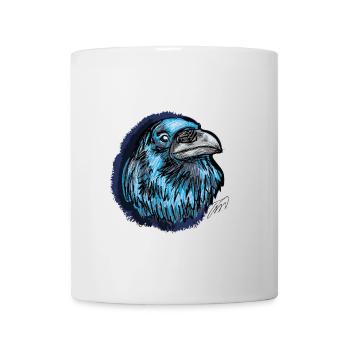 The Blue Raven, Animal Gifts - Mug - white - Front