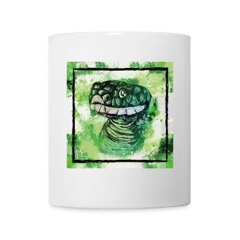 le serpent vert agile, les cadeaux d’animaux - Mug blanc - blanc - Devant