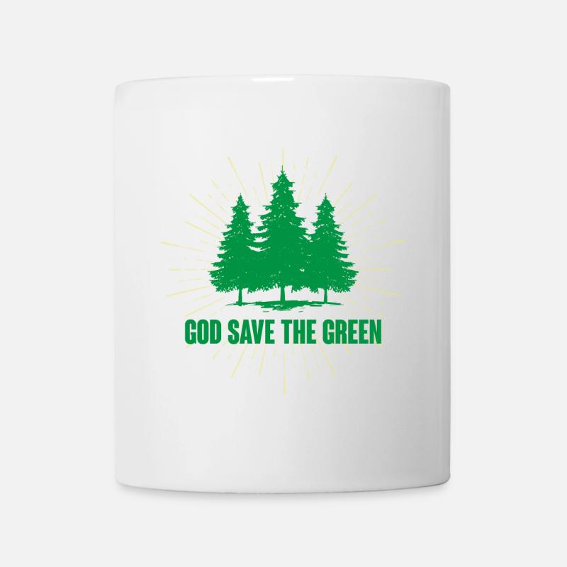 God Save The Green - Mug - white