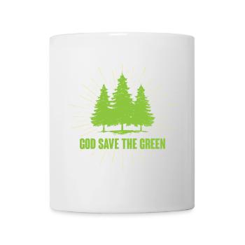 Gott schütze das Grün - Tasse - Weiß - Vorne