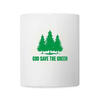 Dieu sauve le vert - Mug blanc - blanc - Devant