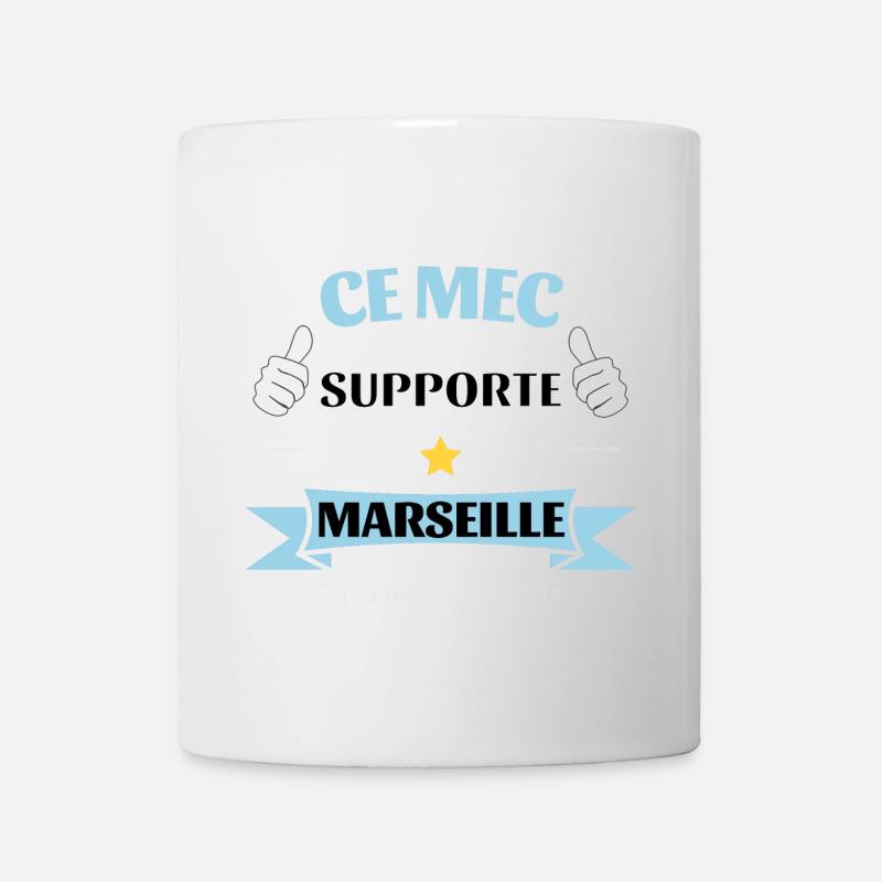 Ce mec supporte Marseille - Mug blanc - blanc