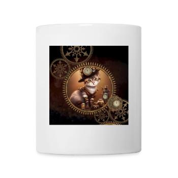 Little steampunk kitten - Mug - white - Front