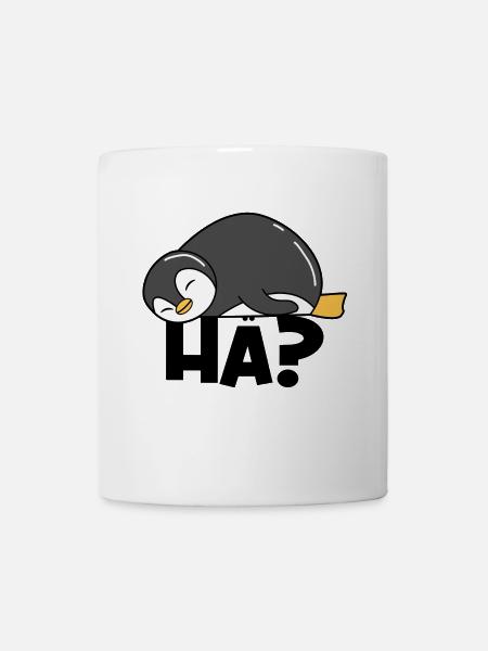 Süß Pinguin Spruch Vogel Tier Antarktis - Tasse - Weiß