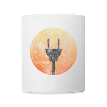 Solar Plug - T-Shirt Design - Mug - white - Front