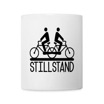 STILLSTAND FAHRRAD FAHREN - Tasse - Weiß - Vorne
