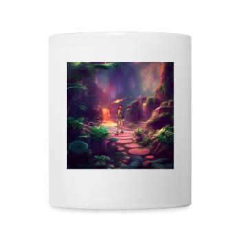 Wunderbare Fee in einer Fantasiewelt. - Tasse - Weiß - Vorne