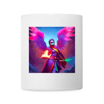 Orientalischer Engel Hijab Frauen Kunst - Tasse - Weiß - Vorne