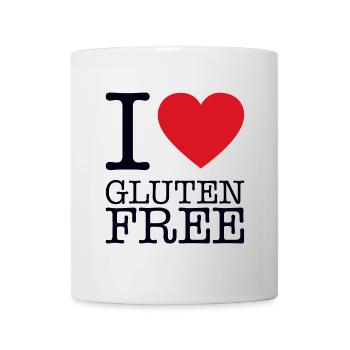 I LOVE GLUTEN FREE - Tasse - Weiß - Vorne