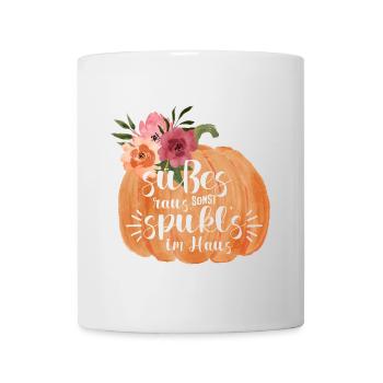 Halloween sweets out otherwise it haunts... - Mug - white - Front