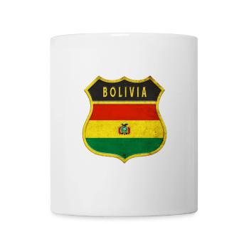 Bolivia coat of arms flag design - Mug - white - Front