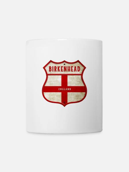 Birkenhead England Coat of Arms - Mug - white