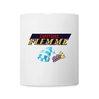 Capitaine flemme - Mug blanc - blanc - Devant